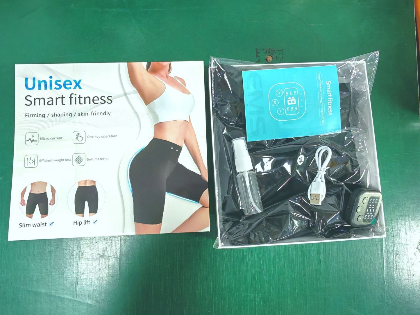 EMS Fitness Massage Pants Microcurrent Pulse Butt-Lifting Capri Pants