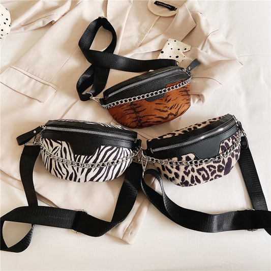 Dametaske med leopardprint, Europa og Amerika