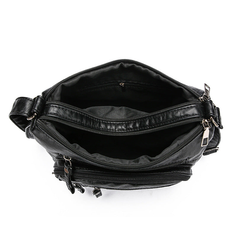 Women's Leather Large-capacity Crossbody Bag