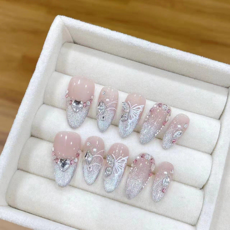 Nail Art Spring Little Flowers Summer Vibe Wearable Fake Nails