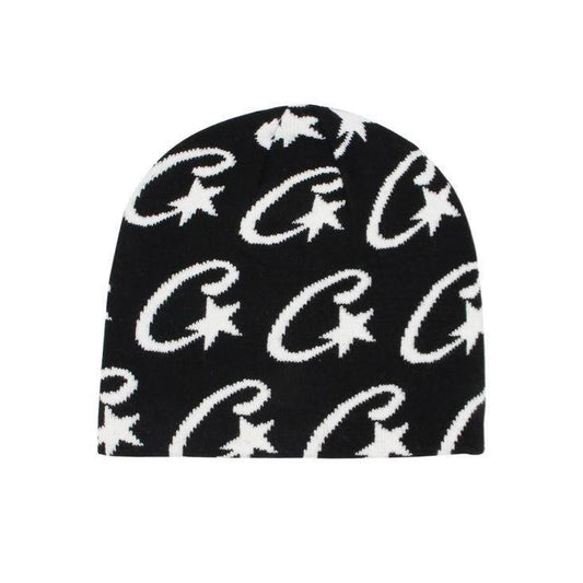 Warm Knitted Hat Wool Hip Hop Trend Fashion Beanie Hot Girl Street Letters Jacquard
