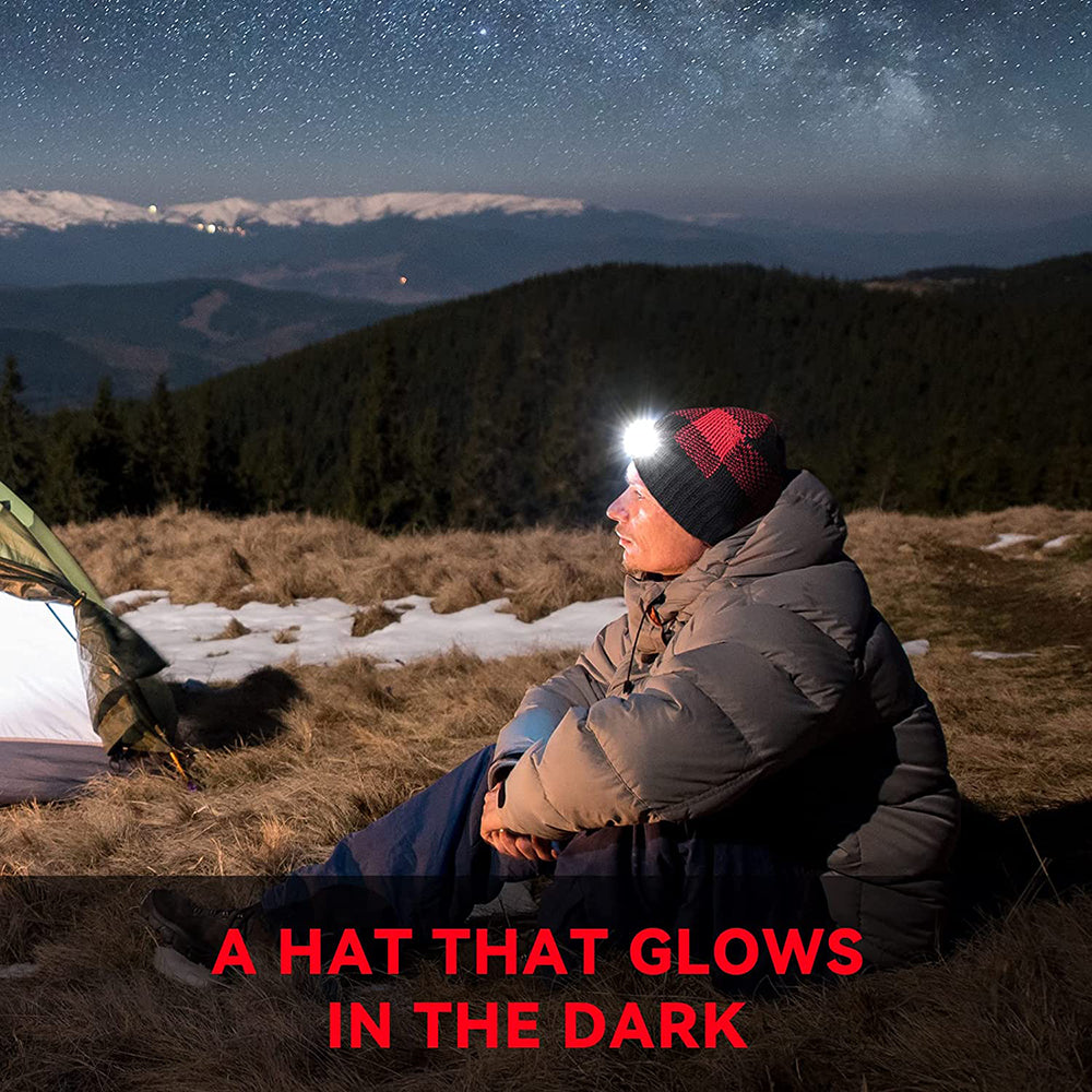 Bluetooth 5.0 Binaural Stereo LED Knitted Hat