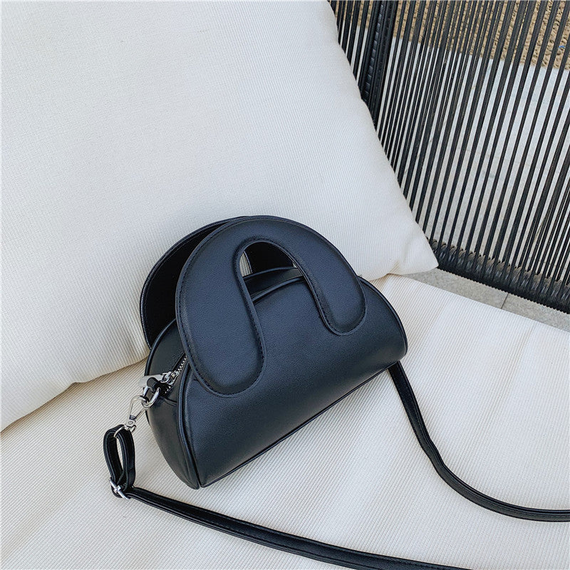 Simple Casual One-shoulder Messenger Small Bag Hit Color Dumpling Bag