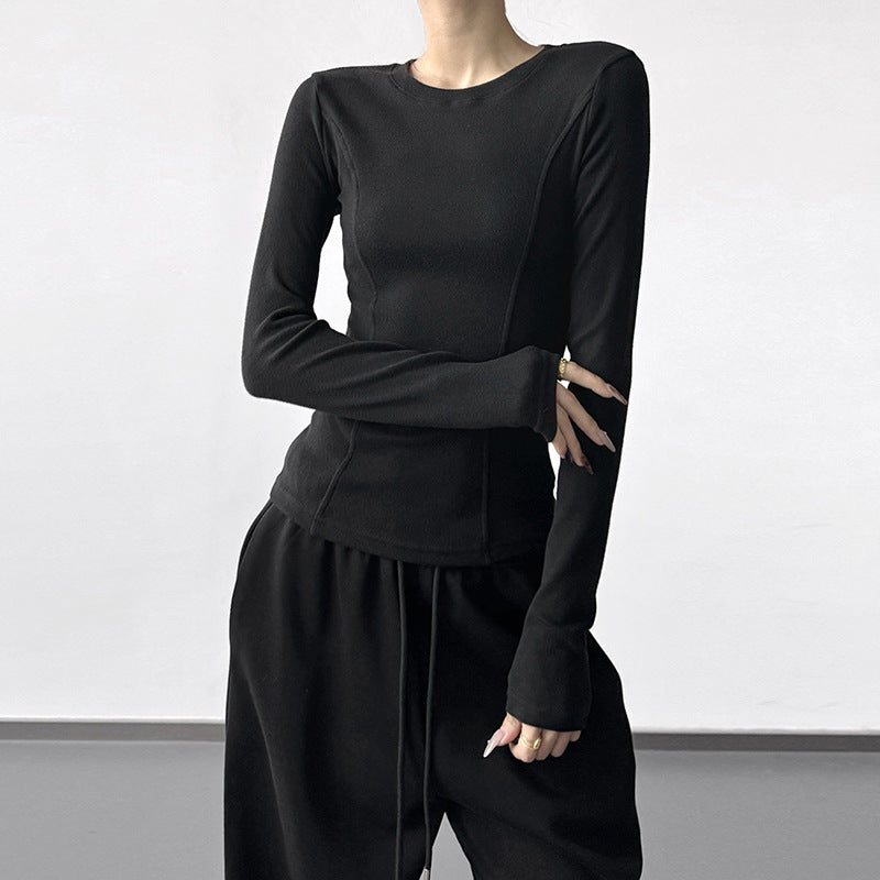 Womens Long Sleeve T Shirt Base Top