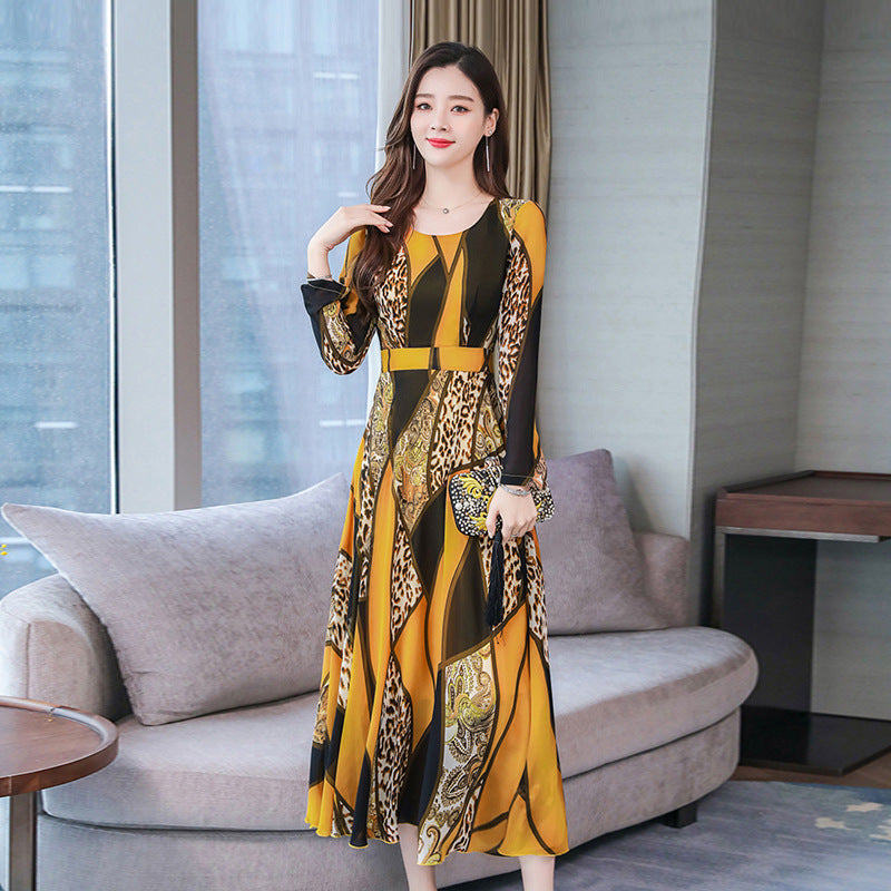 Above The Knee Flattering Printed Maxi Dress