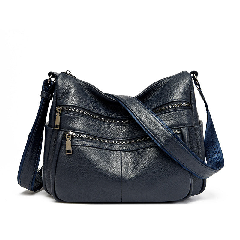 First Layer Cowhide Mother Genuine Leather Fashion Shoulder Messenger Bag