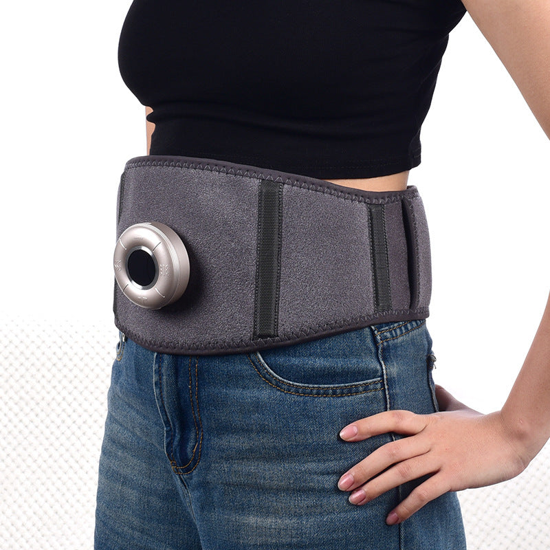 Hot Compress Soothing Waist Massager With Vibration