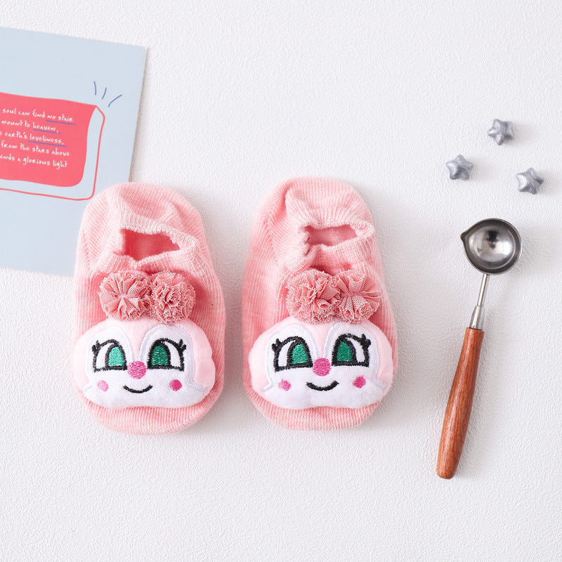 Summer Baby Early Education Doll Floor Socks Anti-Slip