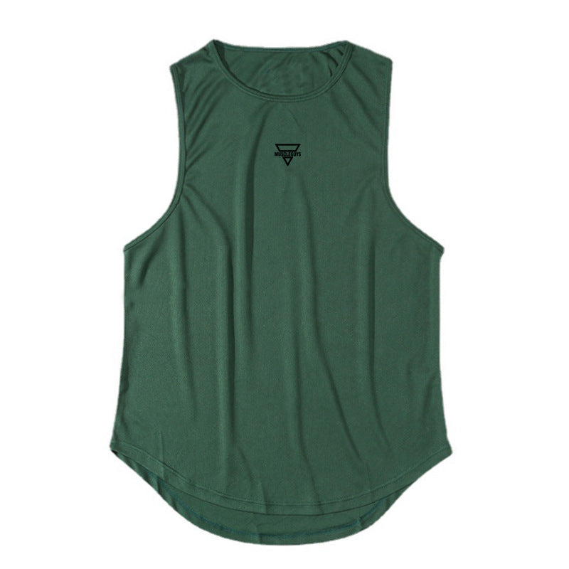 Muscle Men's Fitness Sports Vest Breathable Stretch Mesh