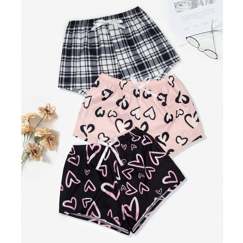 Summer Women's Milk Silk Thin Casual Shorts