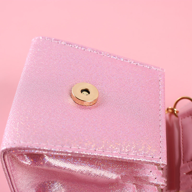 Pearl Portable Diagonal Dual-use Trendy Children's Bag