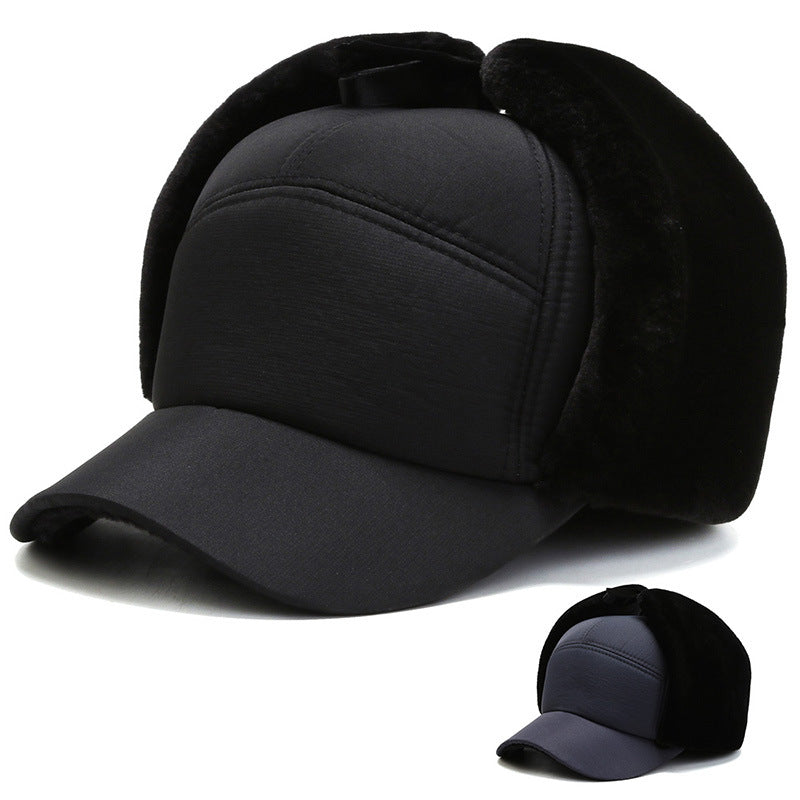 Outdoor Warmth And Thick Earmuffs Windproof And Cold Hat