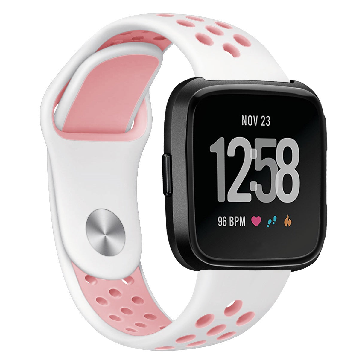 Sports Silicone TPU Breathable Two-color Watchband
