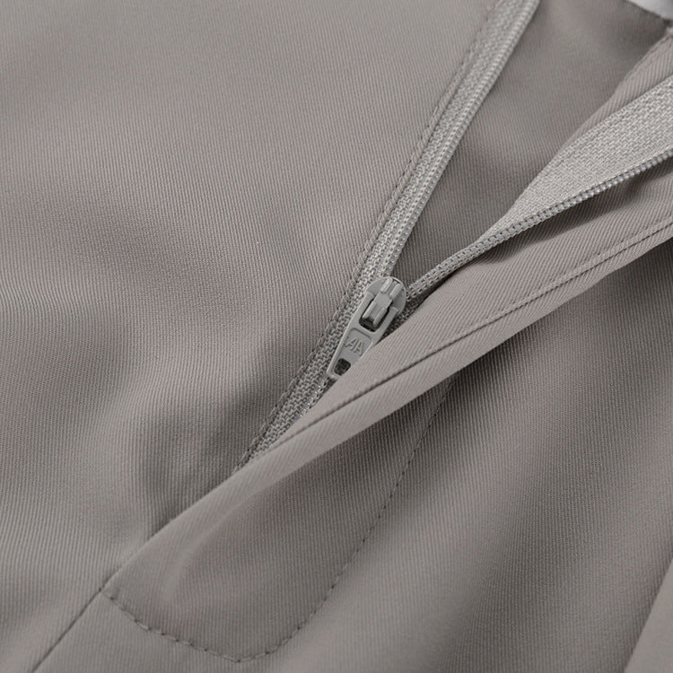Fashion Solid Color Slim Casual Trousers