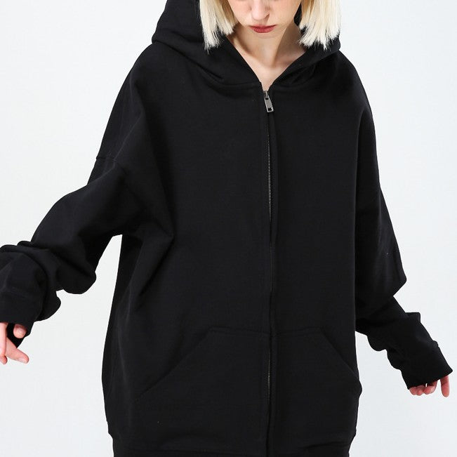 Men's Fashion Brand Thickened Zipper Hood Coat