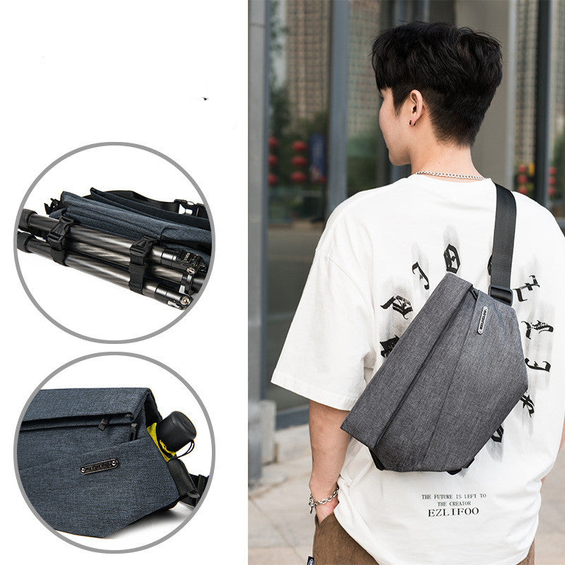 Women's One Shoulder Business Multifunctional Chest Bag