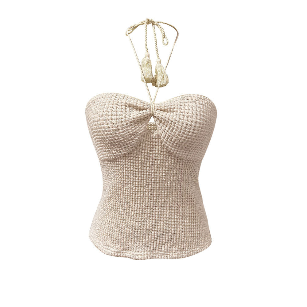 Cropped top med et designer-touch