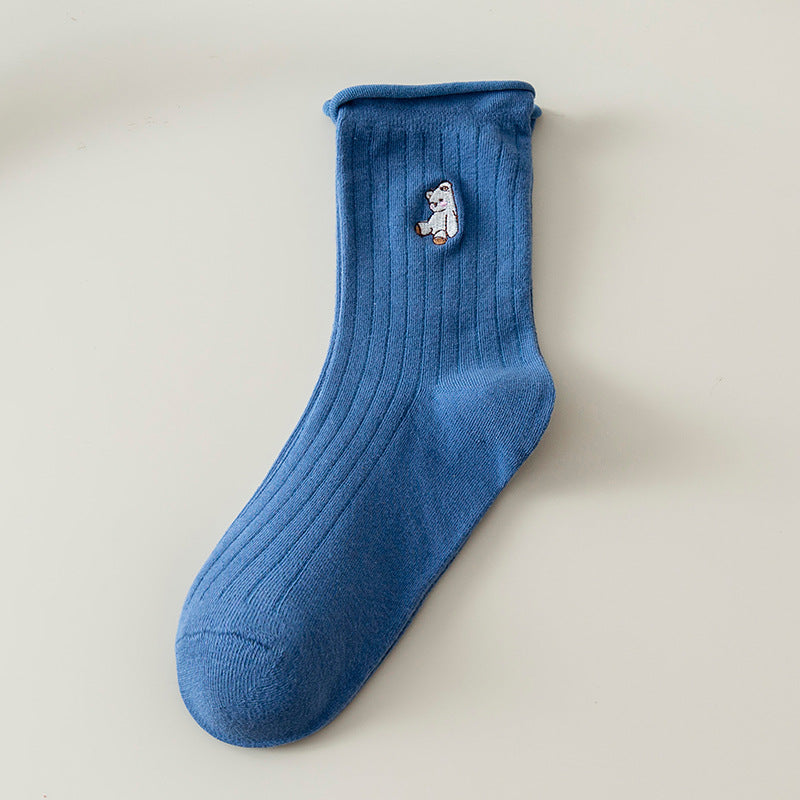 College Style Women's Stacked Socks