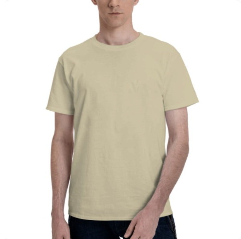Herre Basic T-shirt med korte ærmer