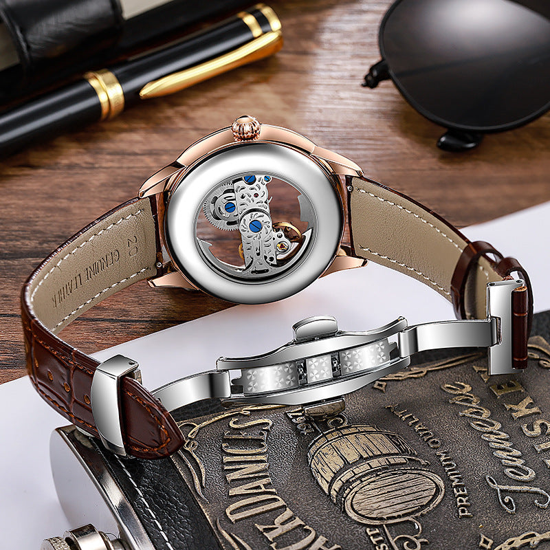 Luxury Zircon Fashion Waterproof Mechanical Watch