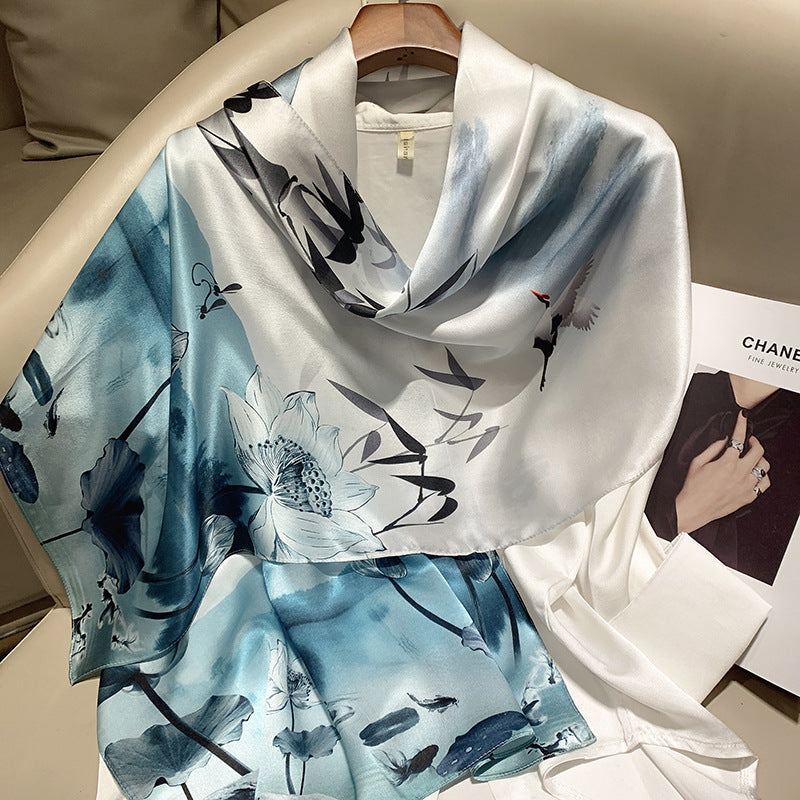 Hangzhou Silk Silk High-end Long Silk Scarf