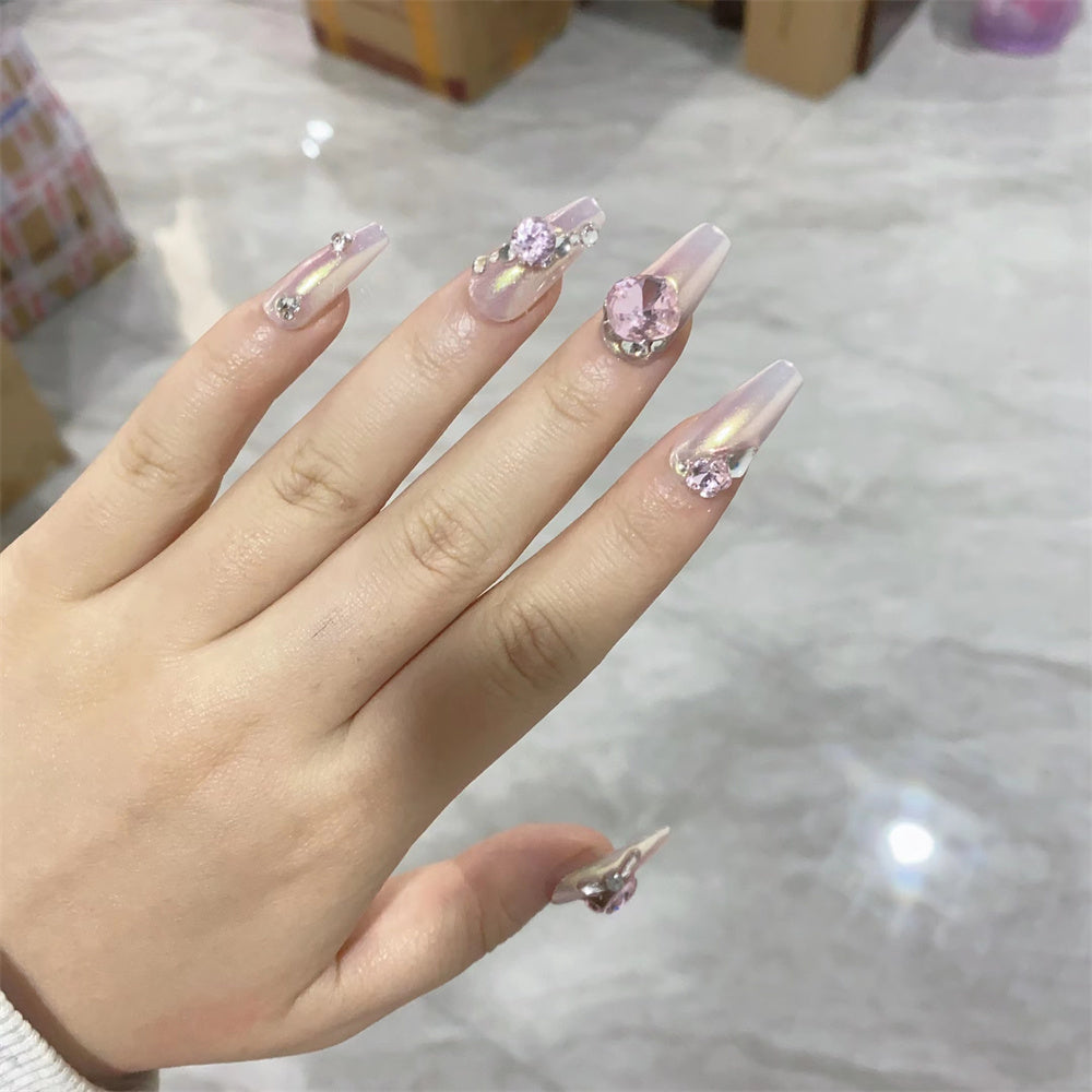 False Nail Stickers Can Be Used As Princess Heap Diamonds