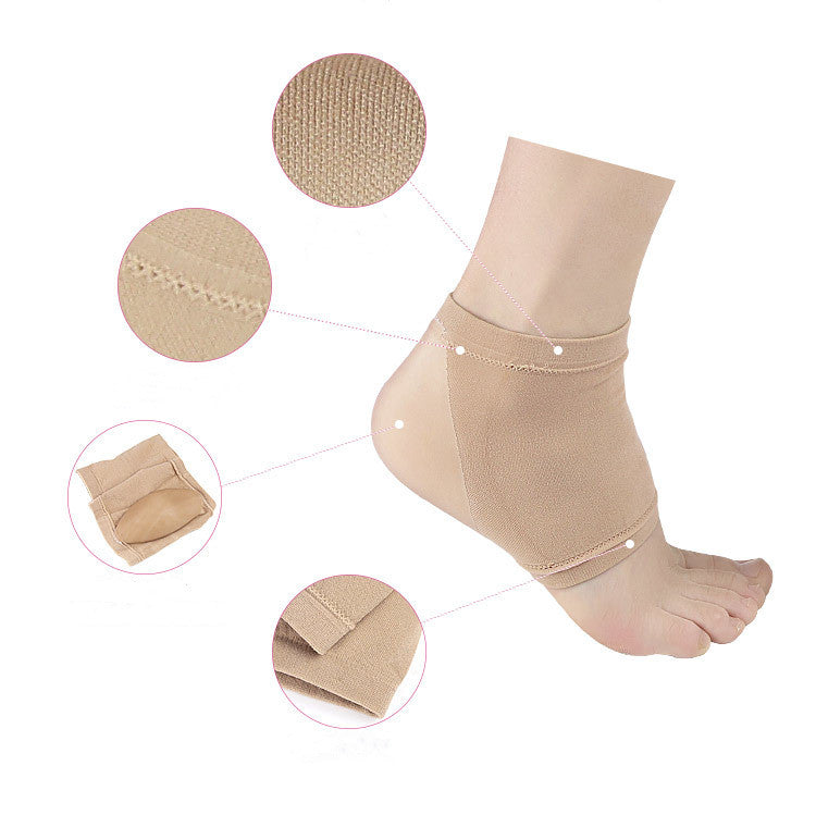 Men's And Women's Anti-Crack Heel Gel Breathable Socks