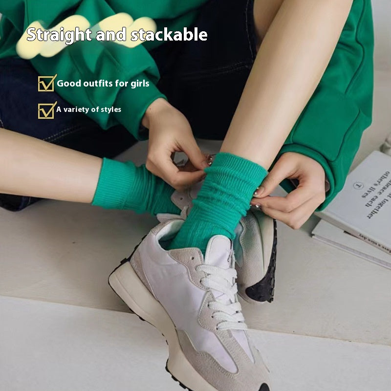 Women's Breathable Wicking Solid Color Socks