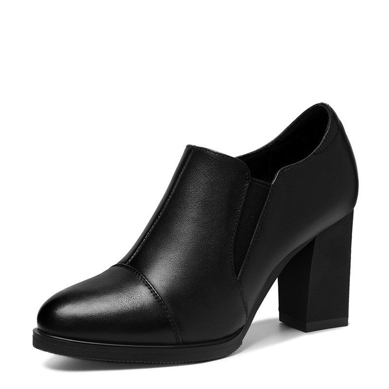 Lace-up Women's Shoes With Inner Heightening Platform Women's Shoes