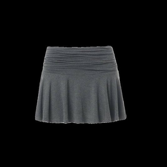 Slimming Pleated Anti-exposure Hot Girl A- Line Skirt