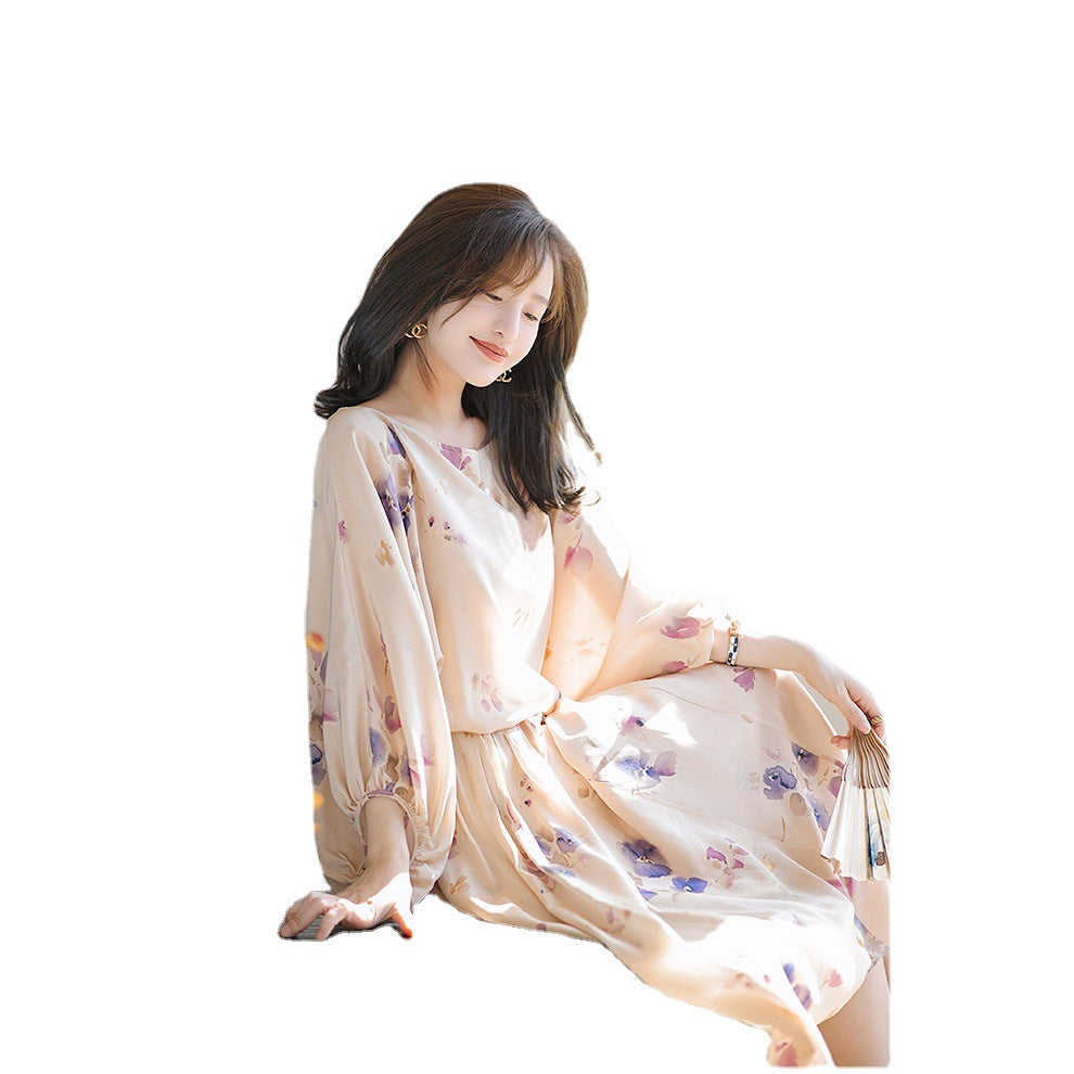 Fairy Tea Break Long Sleeve Dress