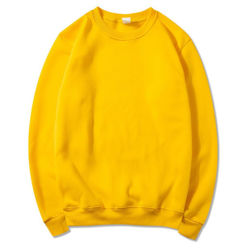 Mænds afslappede sweatshirt med rund hals