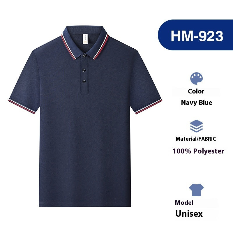 Lapel Polo Shirt Summer Work Clothes