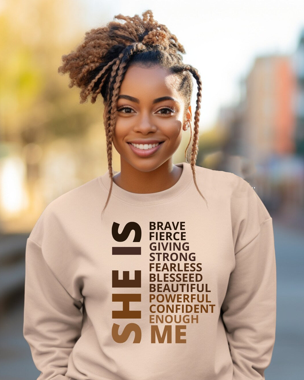 Polyester Women's Round-neck Long-sleeved Sweater Printing