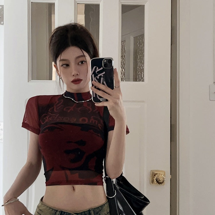 Women's Slim-fit Short-sleeve Top