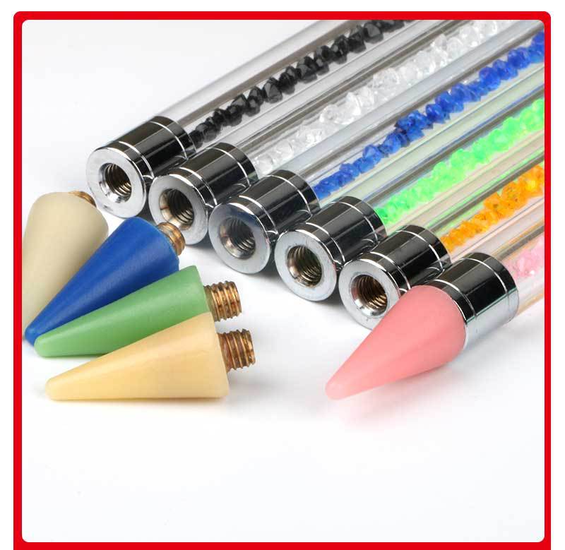 Buffing Cream-Head Point Drill Pen Tool Double-head Spot Drill Crayon Pen Used To Paste Diamonds