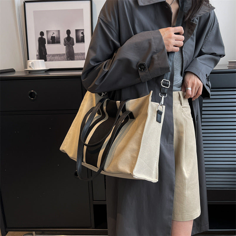 Women's Fashion Large Capacity Crossbody Canvas Bag