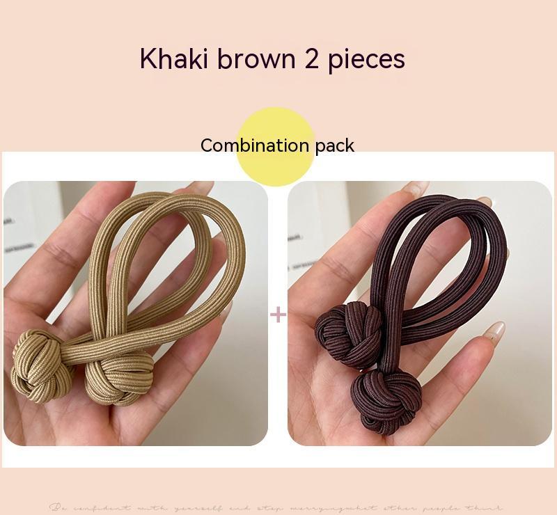 Girls' High-end Hair Band With Rubber Band