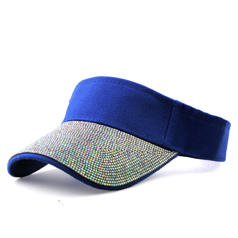 Female Dot Diamond Hollow Top Hat