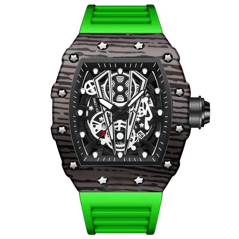 Bucket Shaped Quick Waterproof Men's Quartz Watch