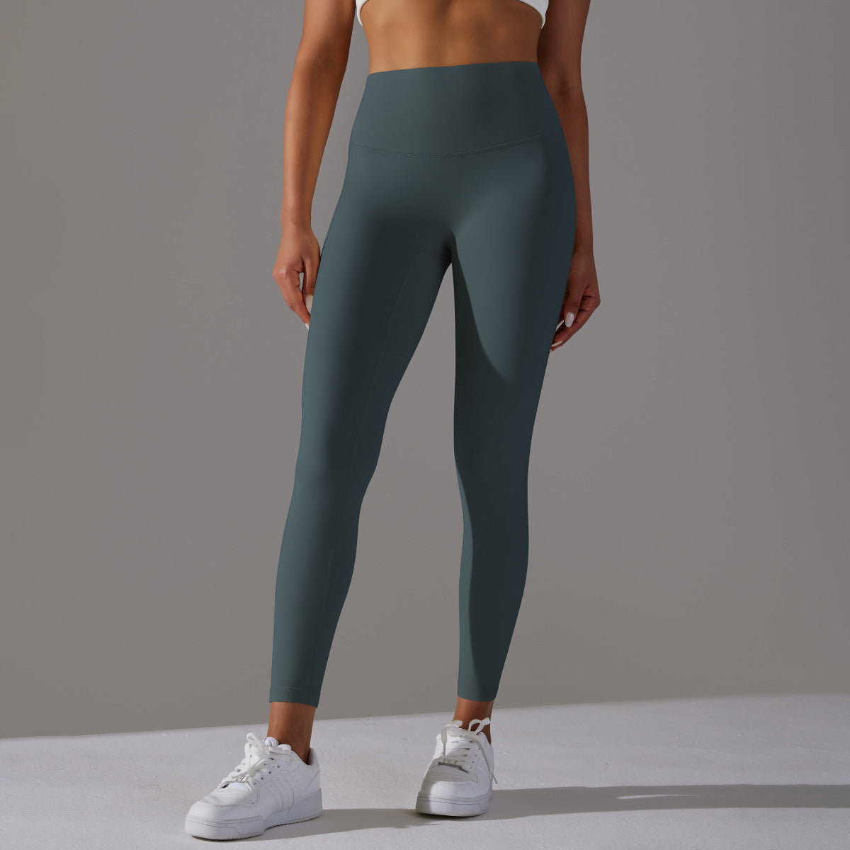 Double-sided Sanding Nude Feel Breathable Cropped Pants Hip Lifting Peach Sports Fitness Yoga Pants