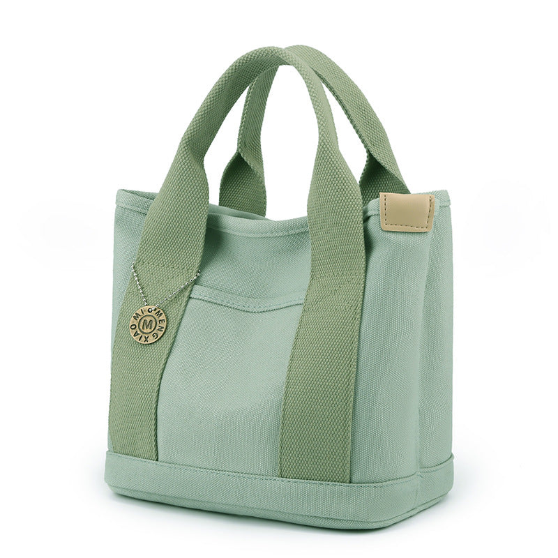 Outdoor Small Clutch Large Capacity Canvas Reticule