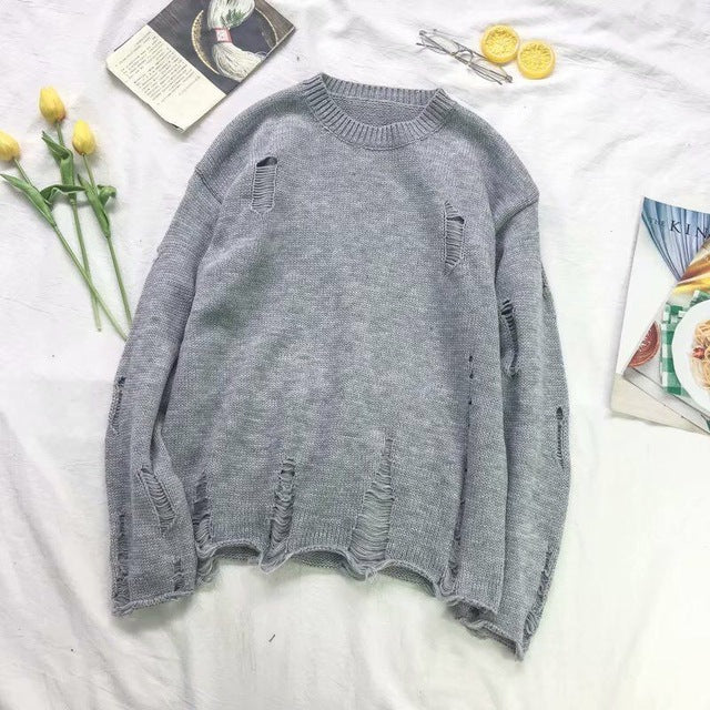 Broken Hole Wind Thread Jacket Korean Couple Jacket