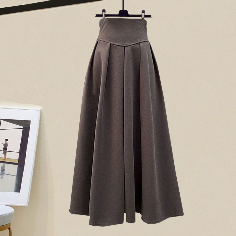 Women's Gentle Oversized Knitted Cardigan Sweater With Skirt