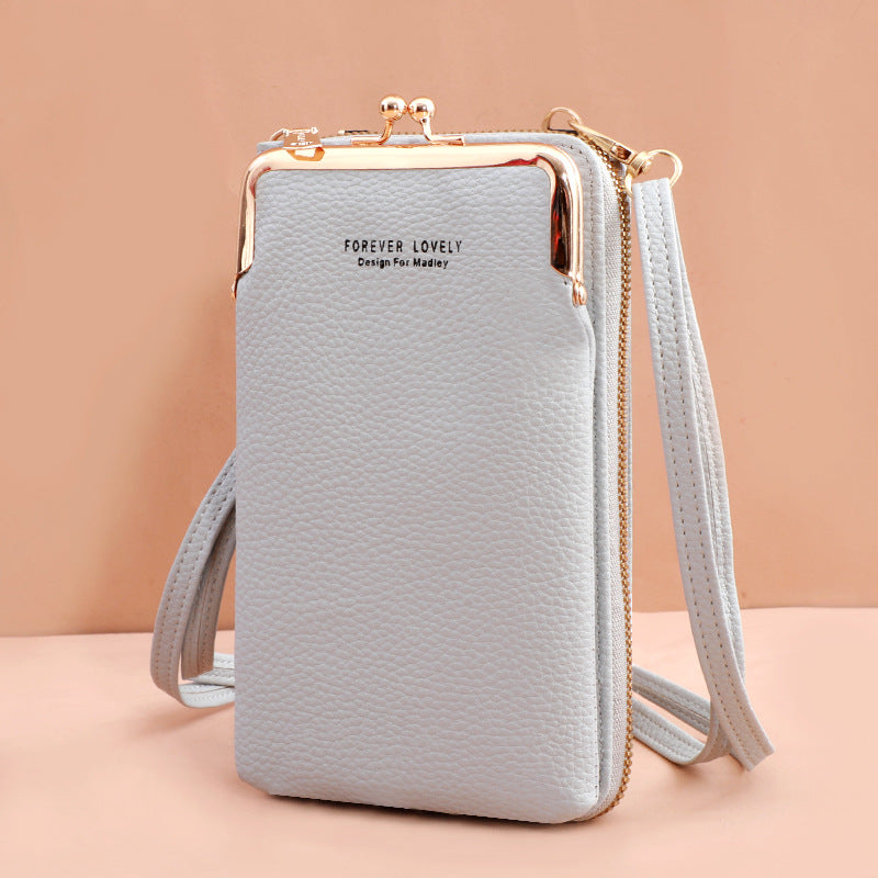 Korean Style Pull Crossbody Bag Chain Vertical Ladies Bag