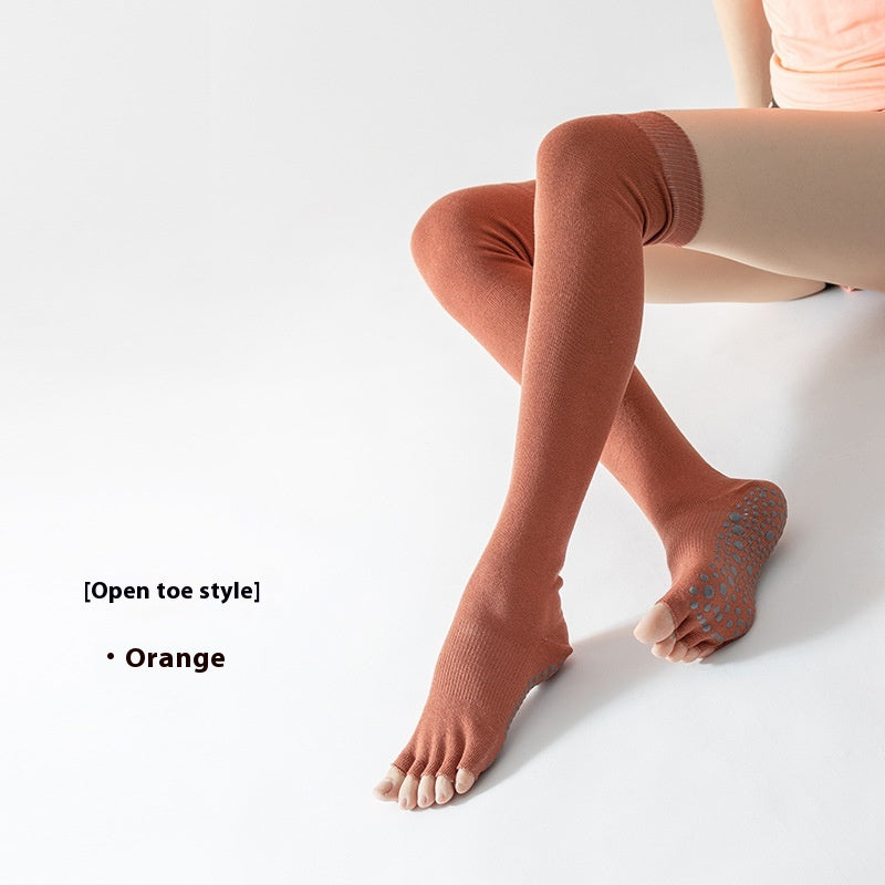 Yoga Socks Over The Knee Full Finger Half Finger Long Tube