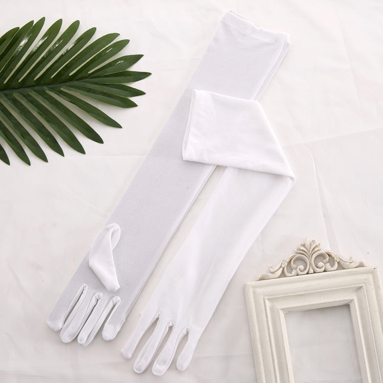 50cm Over Elbow Performance Matte Stretch Gloves