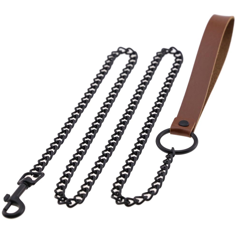 Dark Goth Wind Leather Hand Holding Rope