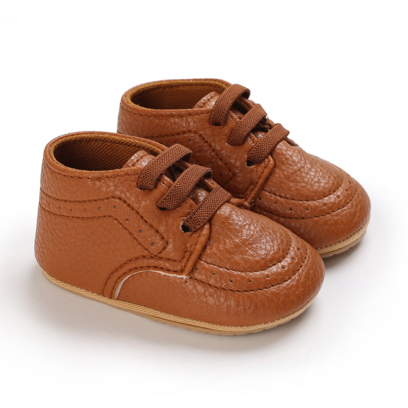 Spring And Autumn Baby And Infant Soft Rubber Sole Slide Proof And Anti-drop Toddler Shoes
