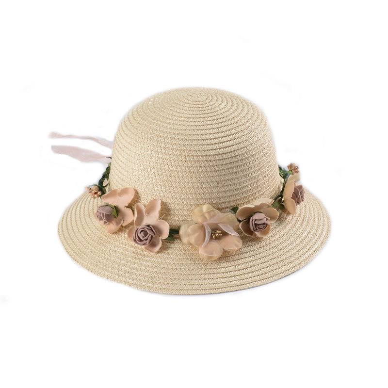 Streamer Garland Outdoor Shade Parent-child Straw Hat